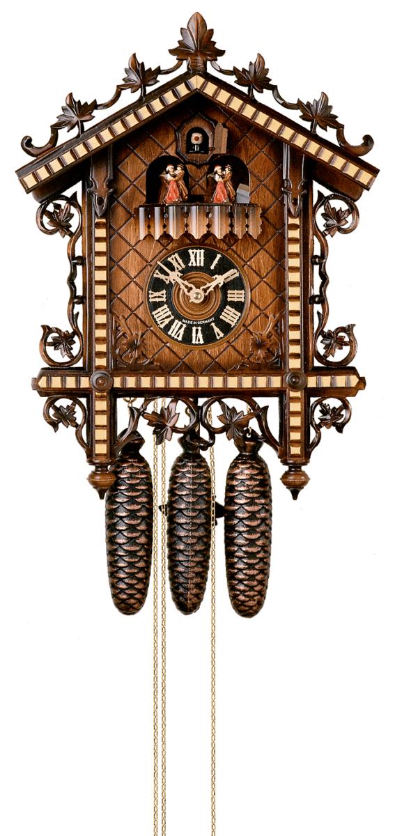 Orologio a cucú meccanico con tre pendoli
