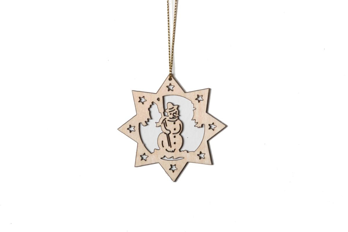 Il pupazzo di neve da appendere