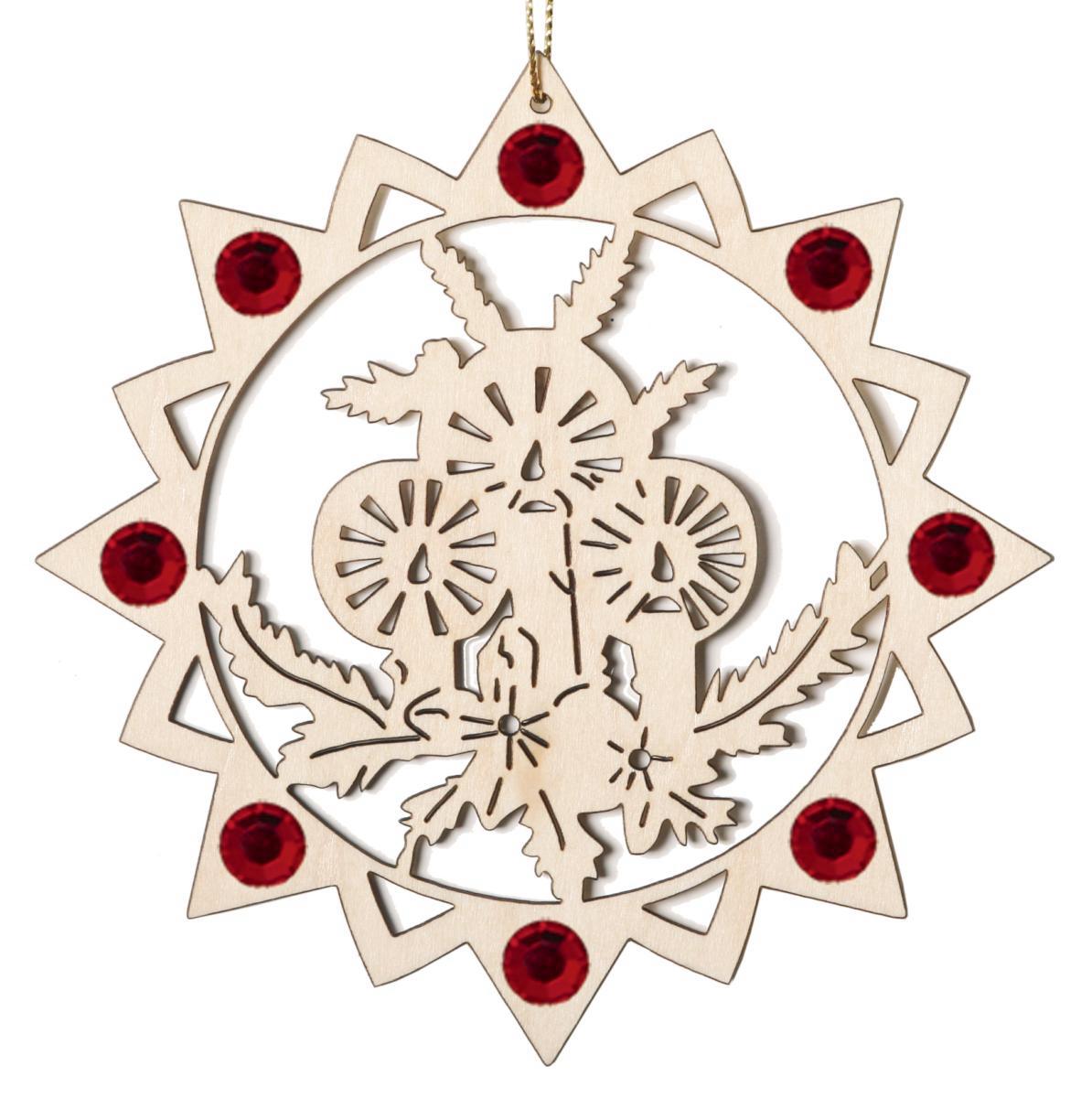 Candele luminose con cristalli Swarovski