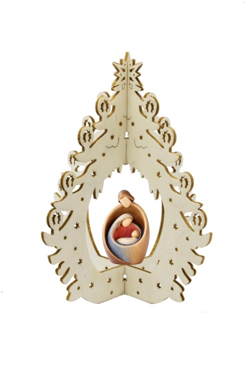 Appendiabiti natalizio con presepe - 15.0 cm