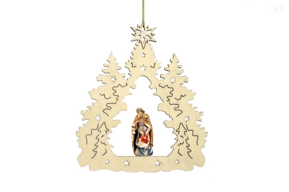 Sacra Famiglia, Dolfi decorazione natalizia - 15.0 cm