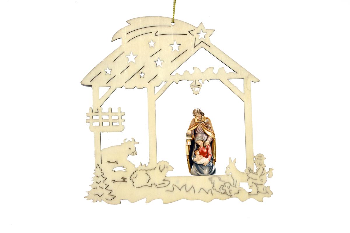 Albero di Natale presepe - 15.0 cm