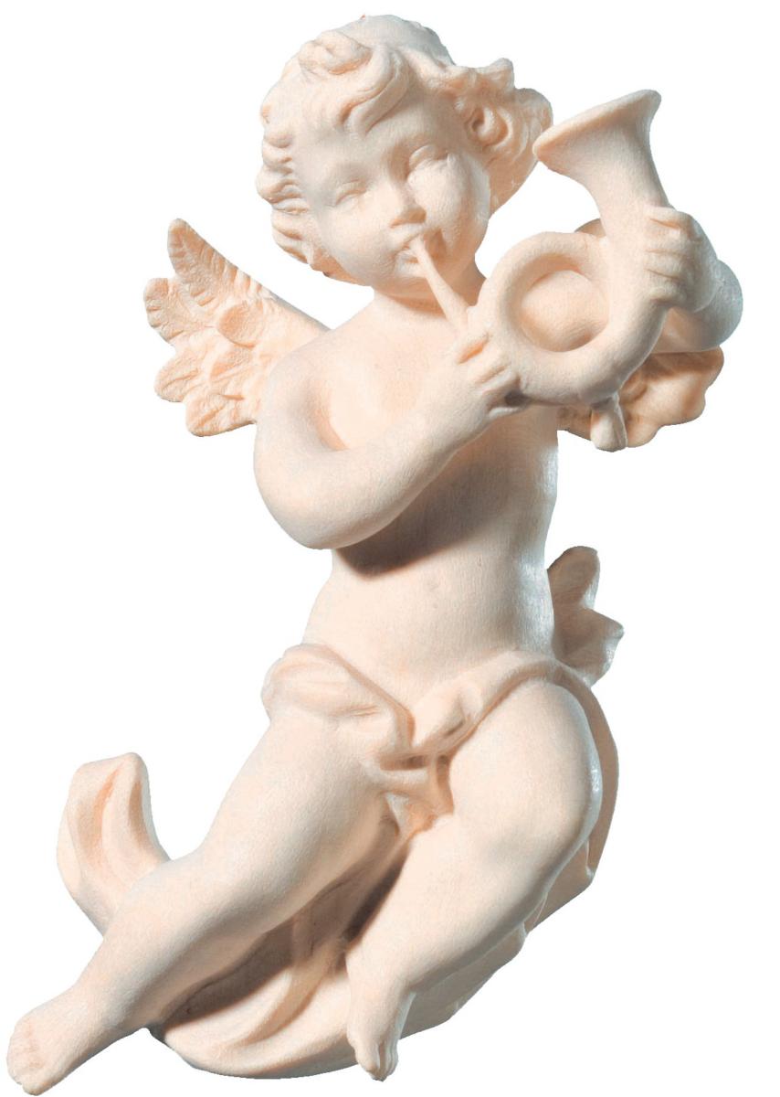 Angelo musicista volante con corno baritono - 12.0 cm