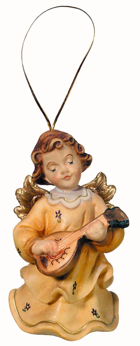 Angelo musicista con filo e mandolino - 5.0 cm
