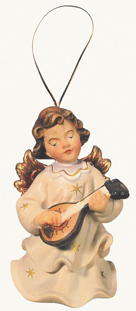 Angelo musicista con filo e mandolino - 7.0 cm