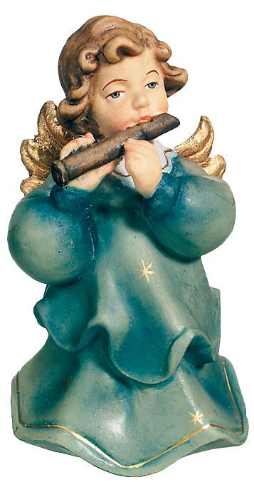 Angelo musicista con flauto di traverso - 7.0 cm