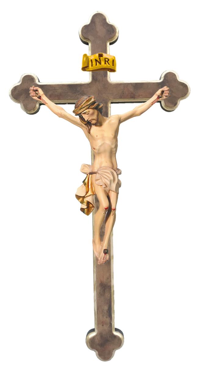 Corpo di Cristo in legno croce barocca - 30.0 cm