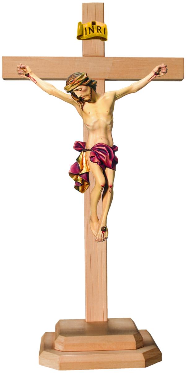 Corpo di Cristo con piedistallo in legno - 60.0 cm