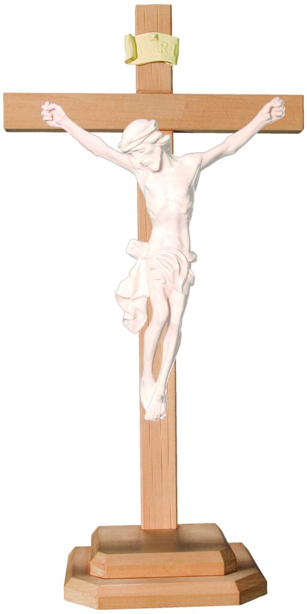 Corpo di Cristo con piedistallo in legno - 20.0 cm