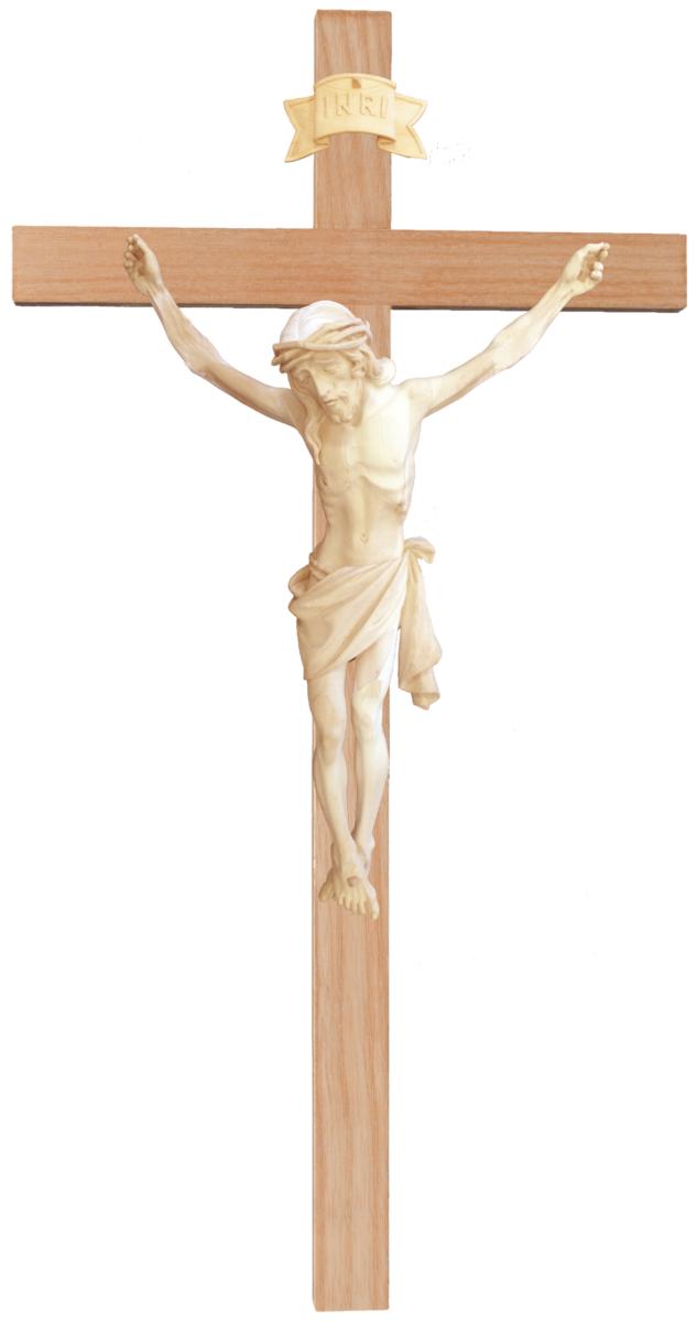 Corpo di Cristo su Croce Curva - 80.0 cm