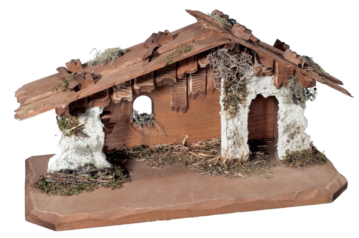 Capanna per statuine presepio - 16.0 cm
