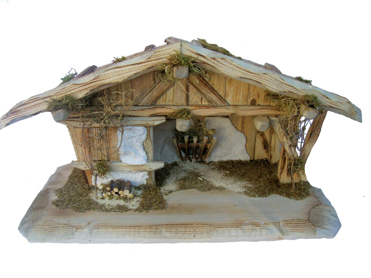 Capanna "Bulaccia" per figurine del presepe - 10.0 cm