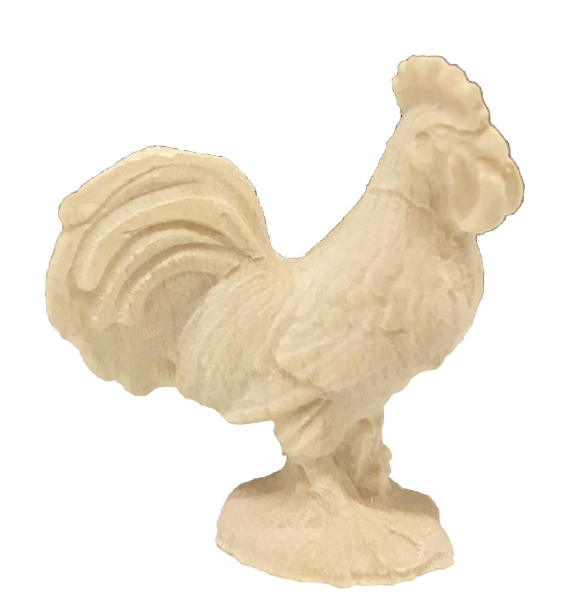 Gallo in legno dacero - 10.0 cm