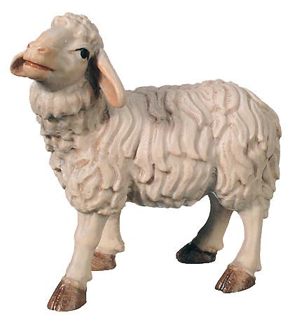 Pecora in cammino di legno - 8.0 cm