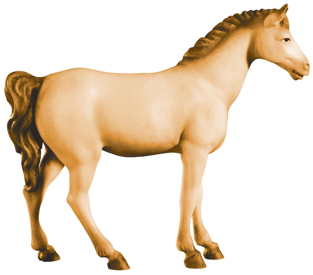 Cavallo scolpito in legno - 6.0 cm
