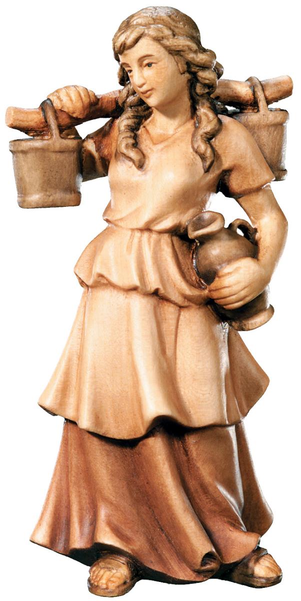 Pastorella con brocche d'acqua in spalla - 15.0 cm