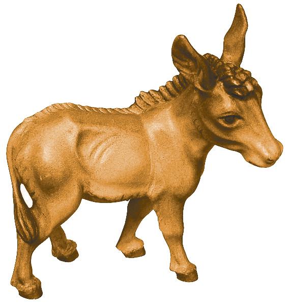 Asino in piedi con testa bassa - 9.0 cm