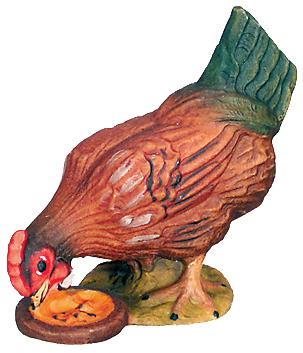 Gallina in legno - 6.0 cm