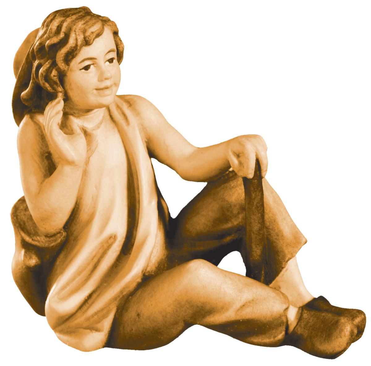 Ragazzo per presepe in legno - 10.0 cm