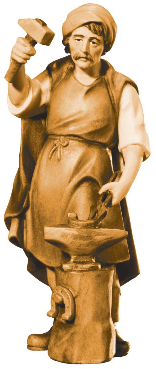 Fabbro scolpito in legno - 8.0 cm