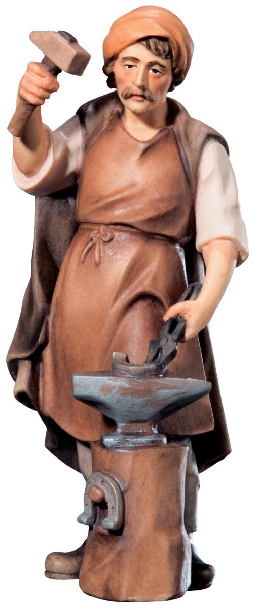 Fabbro scolpito in legno - 8.0 cm