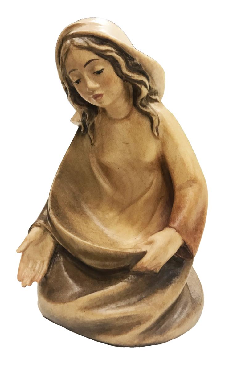 Maria statuina in legno del presepe - 16.0 cm