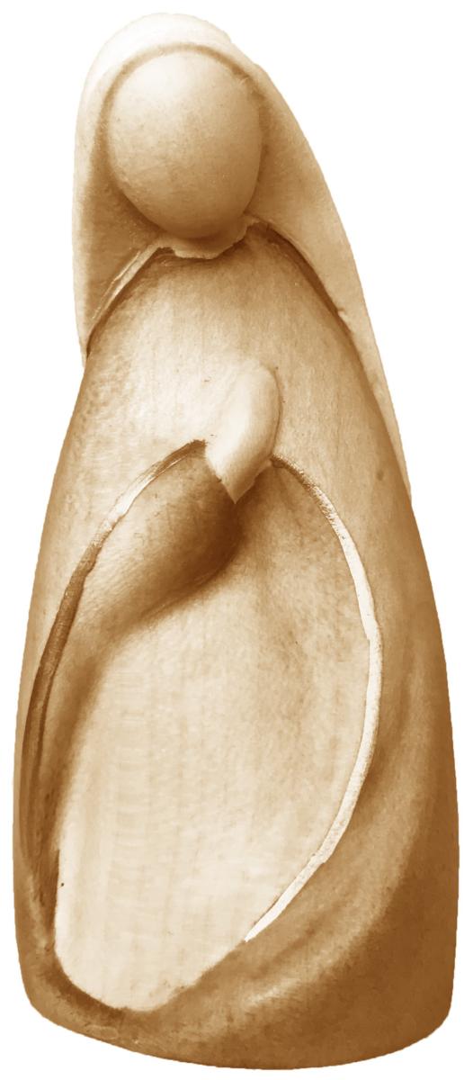 Maria scolpita in legno - 16.0 cm
