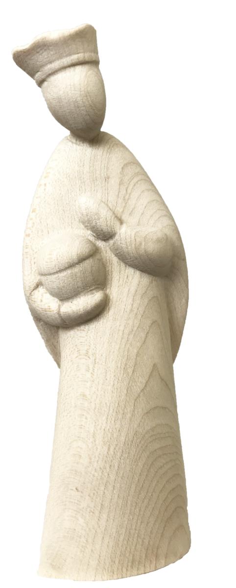 Re Magio Melchiorre di legno - 10.0 cm