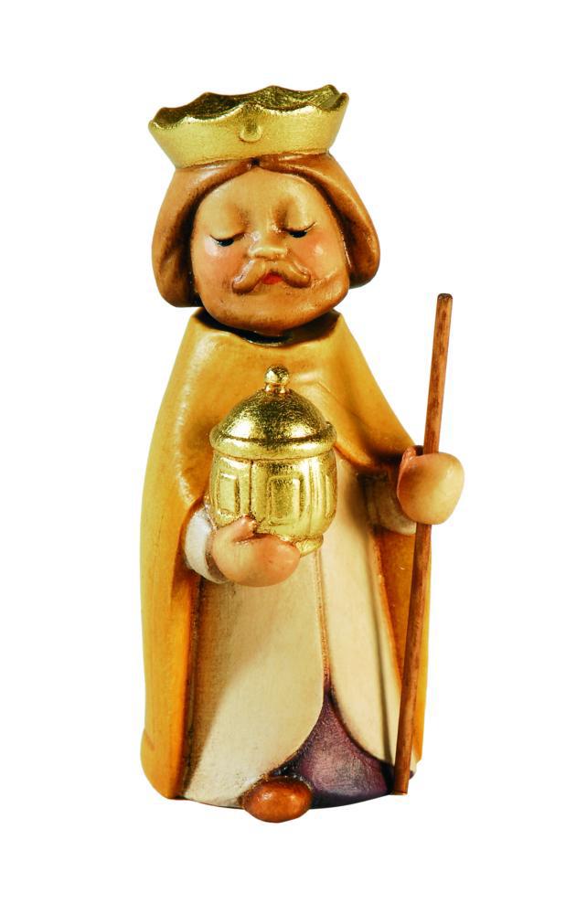 Melchiorre Re magio in legno - 10.0 cm