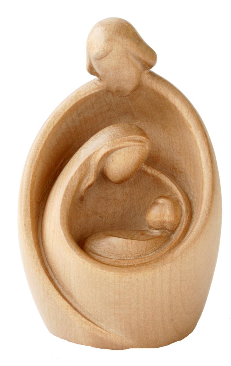 Sacra Famiglia abbraccio in legno - 36.0 cm