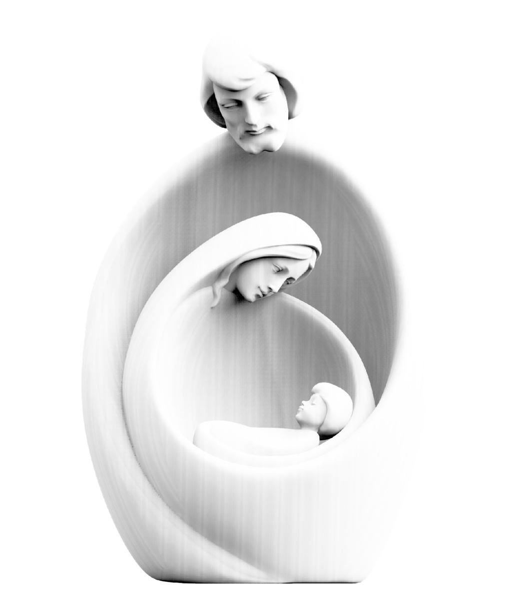 Natività stilizzata in vetroresina - 36.0 cm