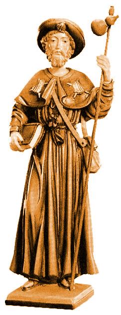 San Giacomo protettore dei pellegrini - 120.0 cm