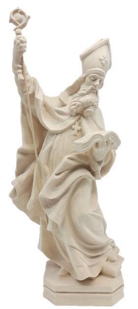 San Rodolfo con libro in legno - 15.0 cm