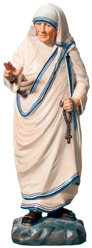 Statua Madre Teresa di Calcutta di legno - 12.0 cm
