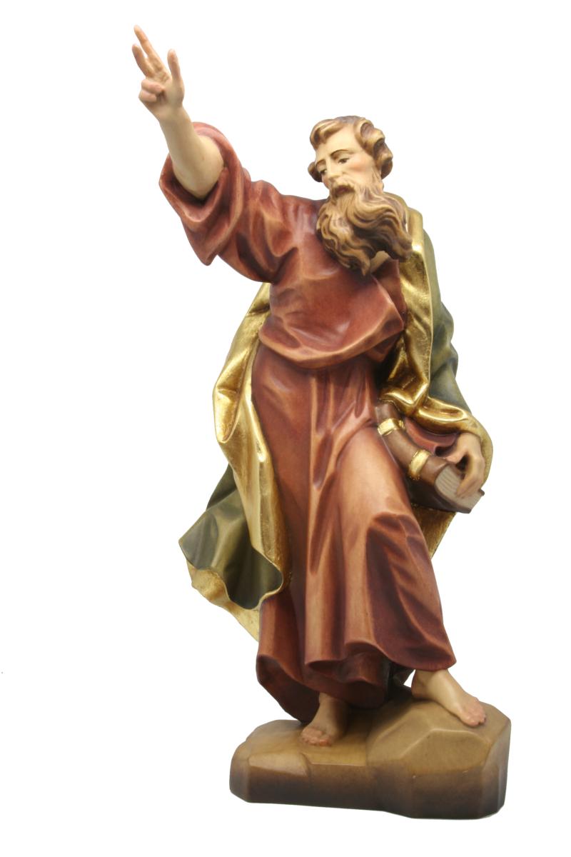 San Pietro scolpito in legno con chiavi - 200.0 cm