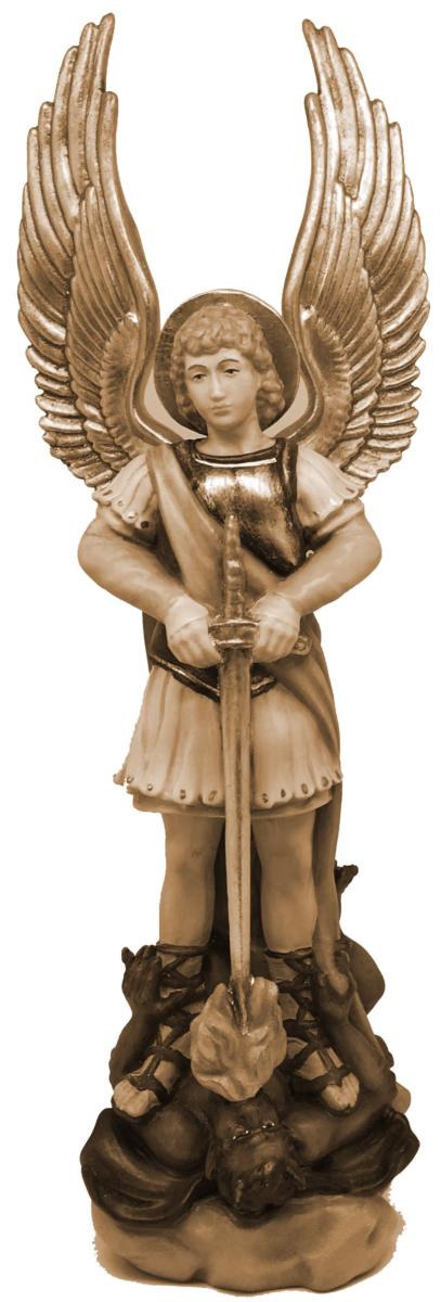 Statua di San Michele Arcangelo vetroresina - 120.0 cm