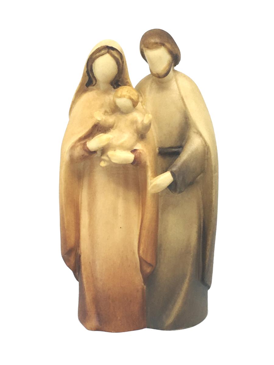 Natività presepino moderno in legno - 12.0 cm