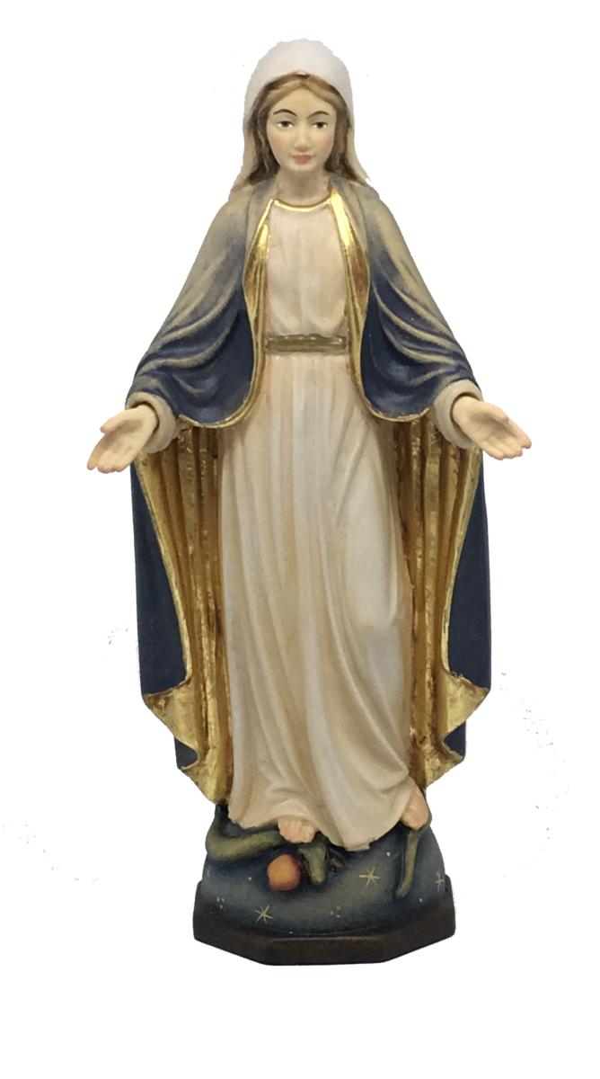 Immacolata statua Miracolosa di legno - 30.0 cm