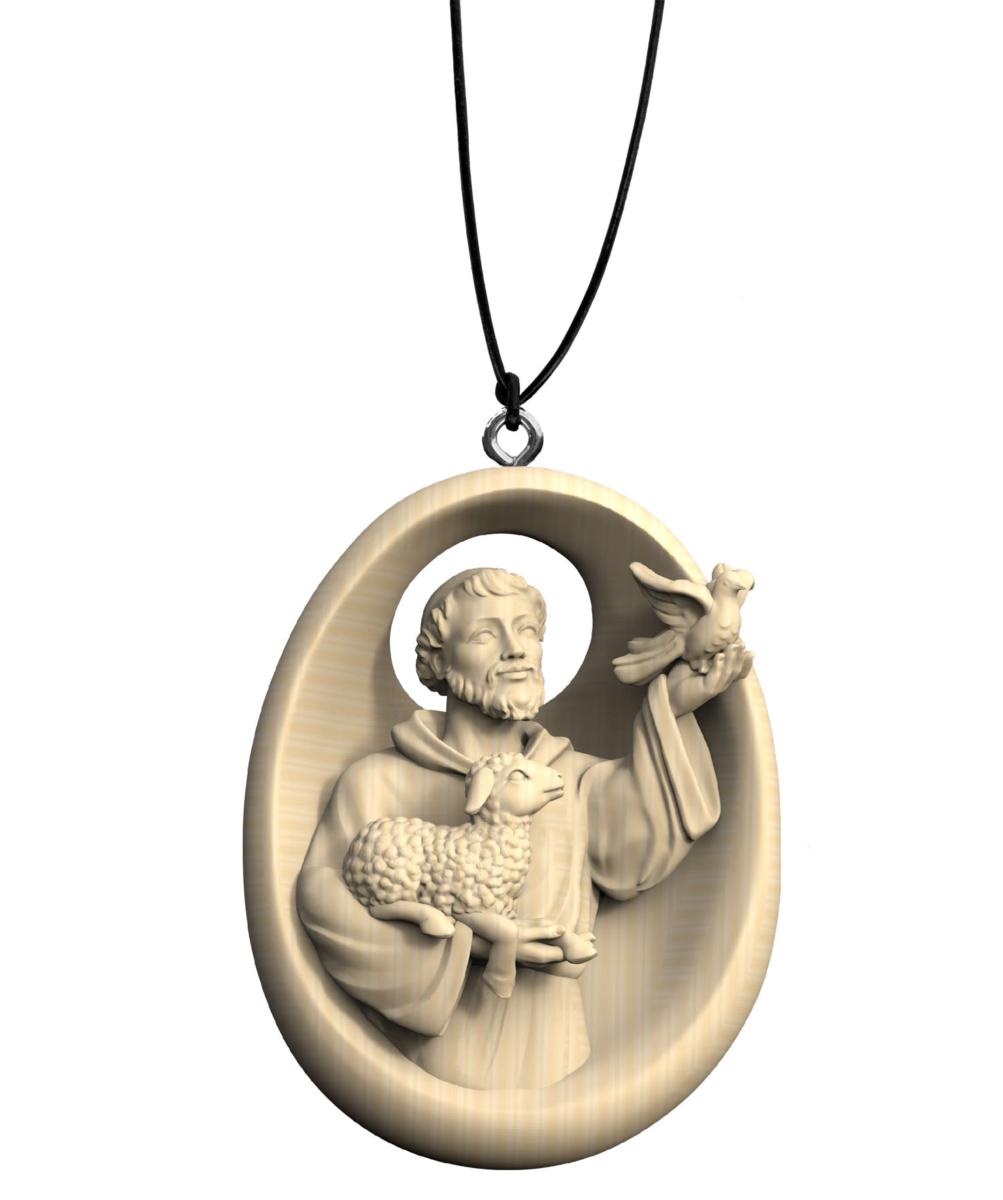 Collana con San Francesco - 1.5 cm