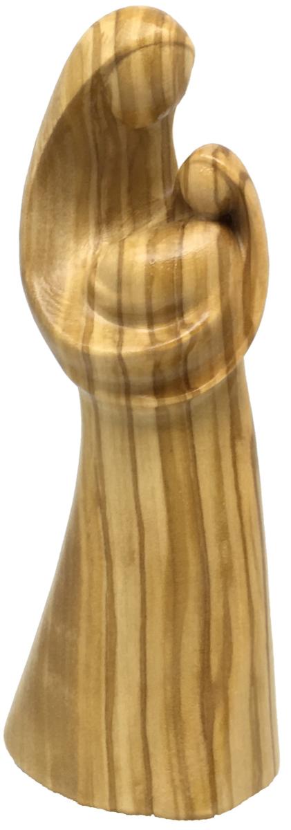 Madonna con Bambino moderna scolpita di legno - 30.0 cm