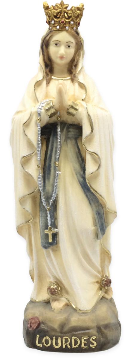 Madonna di Lourdes con corona di legno - 200.0 cm