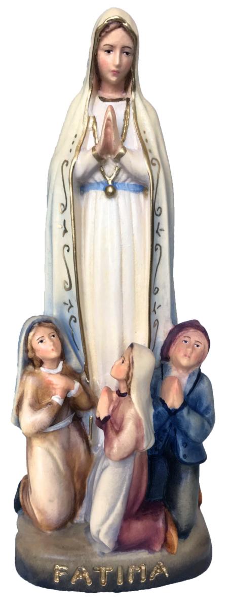 Madonna di Fatima pellegrina di legno - 60.0 cm