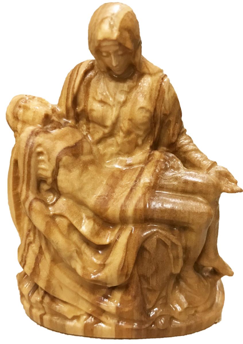 Replica in Legno della Pietà di Michelangelo - 5.0 cm