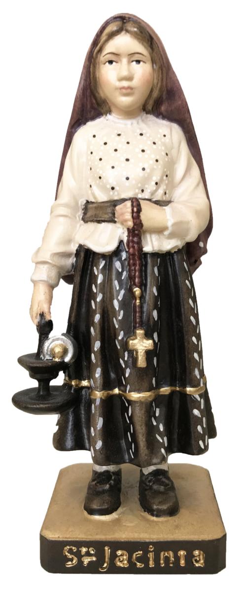 Santa Jacinta di Fatima in legno - 120.0 cm
