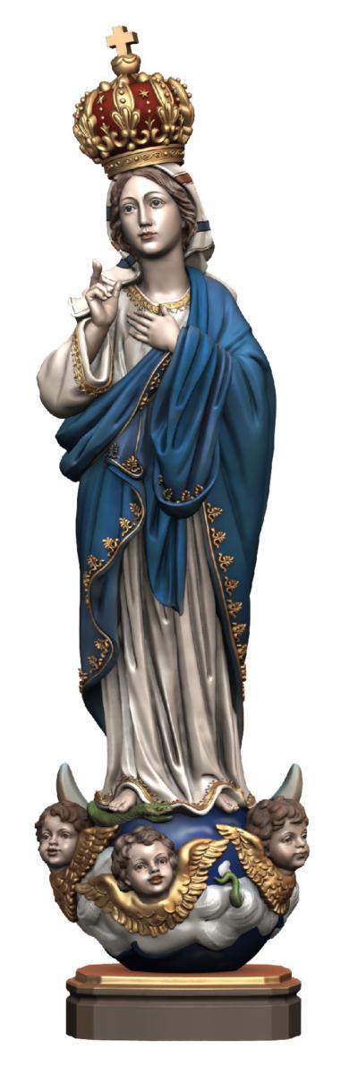 Madonna del Santuario di Sameiro - 7.5 cm