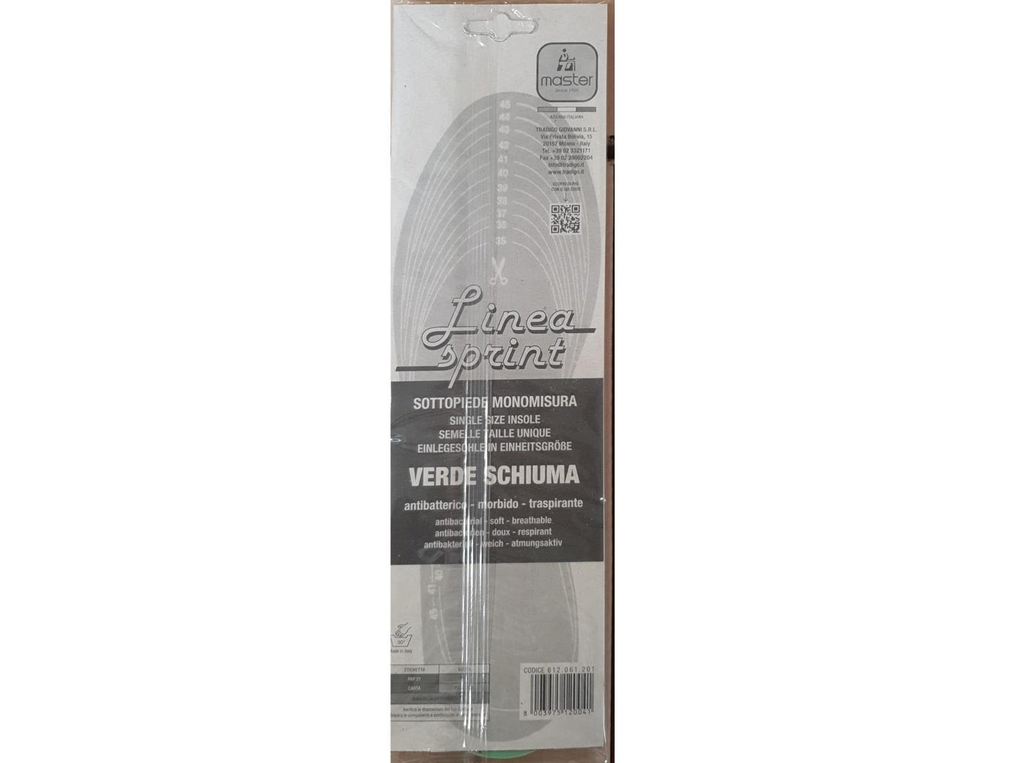ACCESSORI CALZATURE CLOROFILLAMASTERSPRINT SUOLETTA UNISEX ADULTO