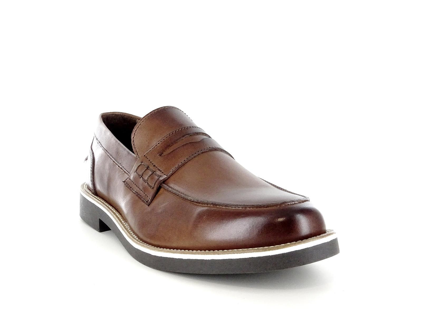 ESSEFFE 014PELLE MOCASSINO UOMO