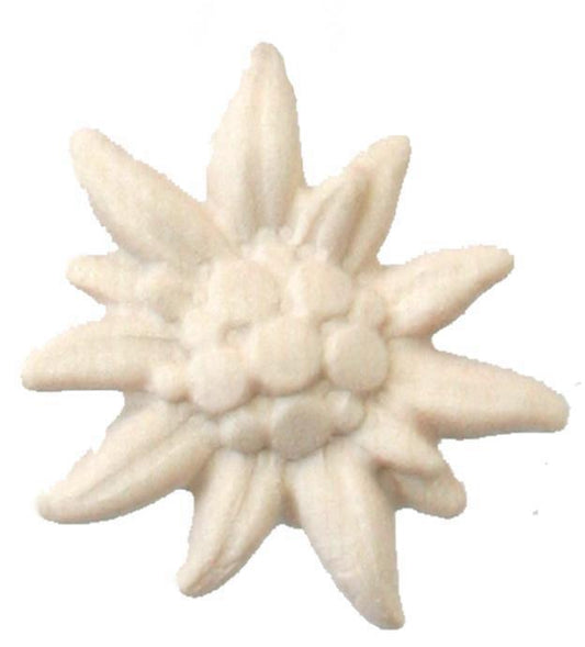 Stella Alpina in legno - 4.0 cm