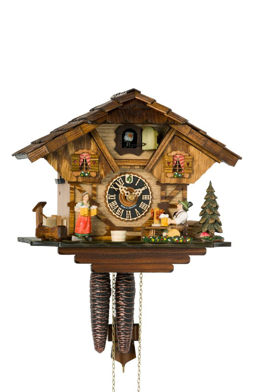 Orologio a cucù con animali del bosco