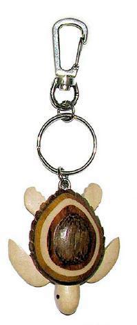 Portachiavi tartaruga in legno